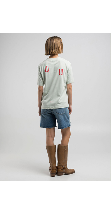 BOXフィット オープンエンドジャージープリントTシャツ 詳細画像